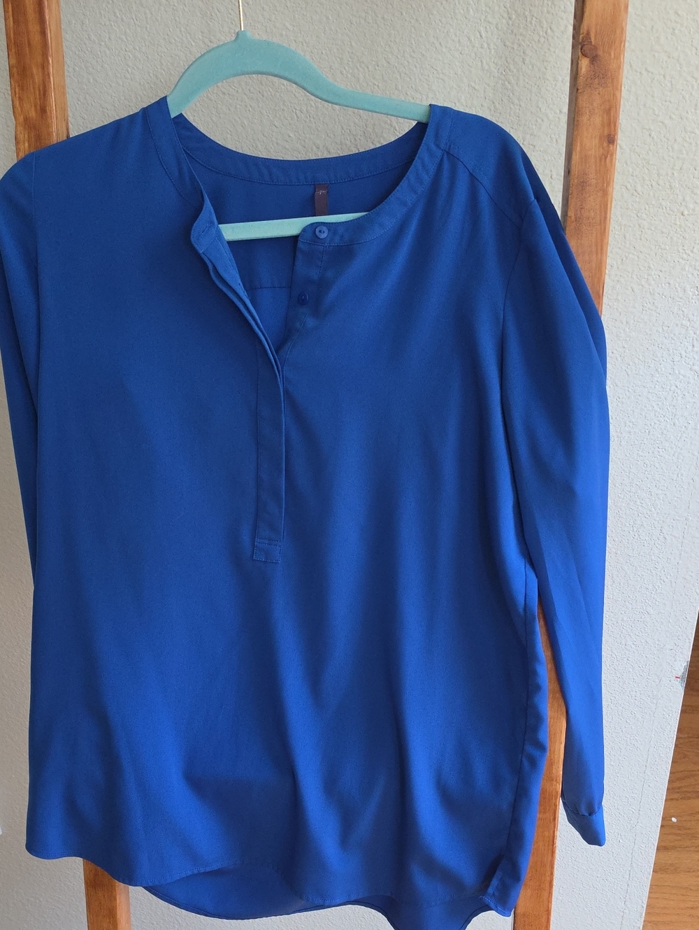 NYDJ Womens' Long-Sleeve Blouse - Blue